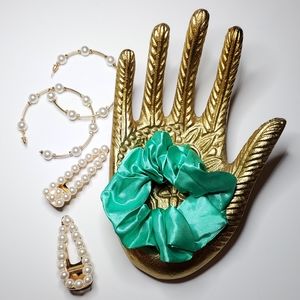 Hand made scrunchie.